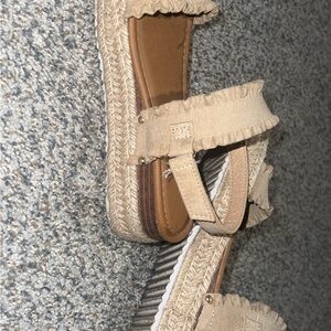 Women's Tan Espadrille Sandals